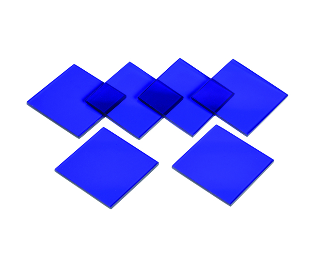 Cobalt Glass Plates