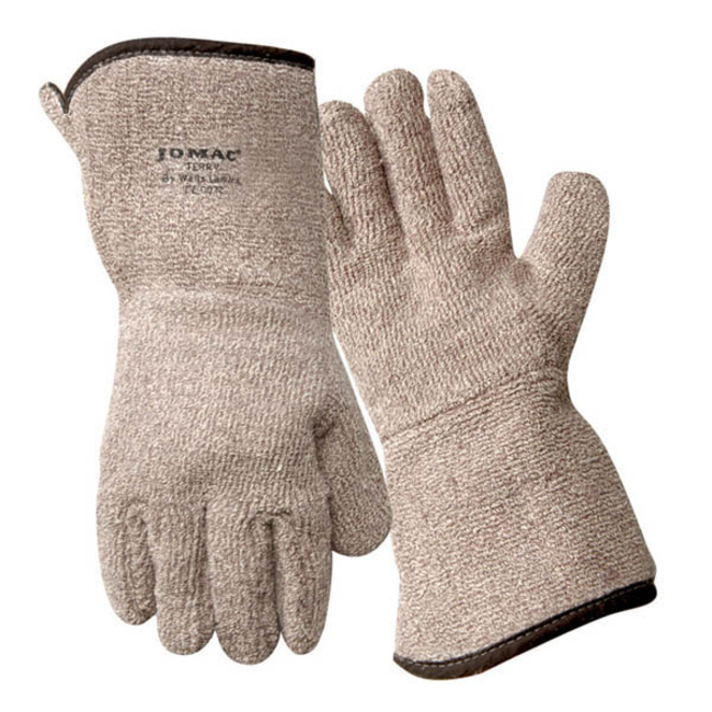 Extra Heavyweight Terry Cloth Heat Protection Gloves - Gauntlet Cuff