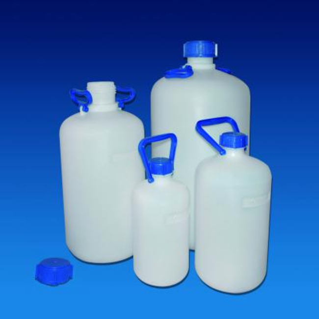 Heavy-Walled Narrow Neck Carboy Bottles, HDPE