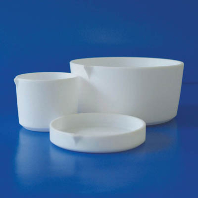 PTFE Tall-form Evaporating Dish with Spout