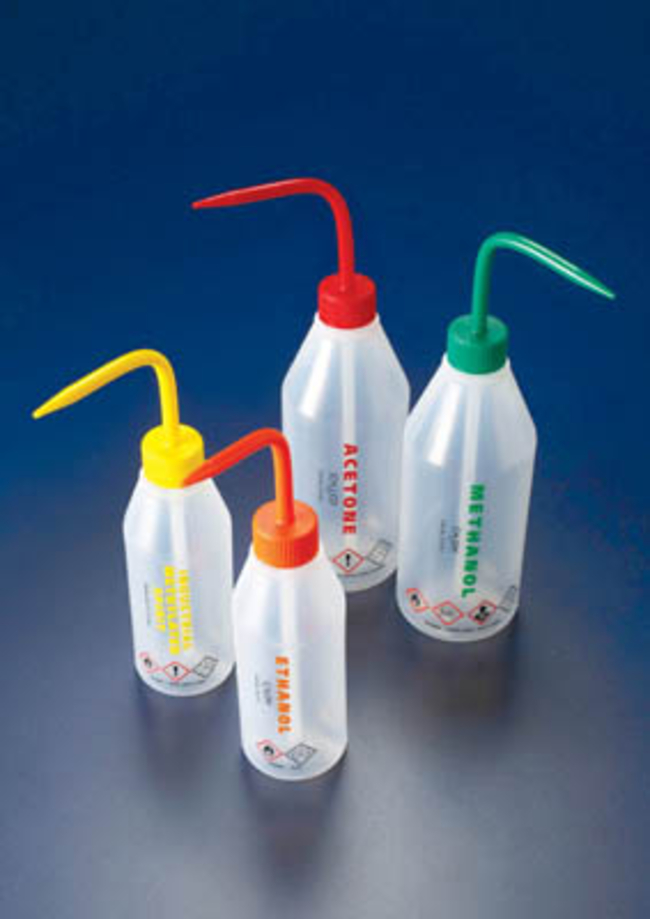 LDPE Printed Slope Shoulder Wash Bottles
