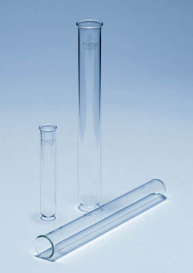 Pyrex&trade; Borosilicate Glass Heavy Wall Rimmed Test Tubes