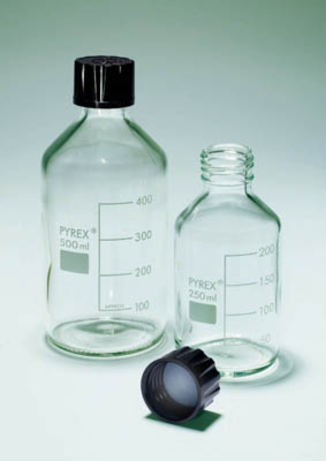 Pyrex&trade; Borosilicate Glass Reagent Bottles