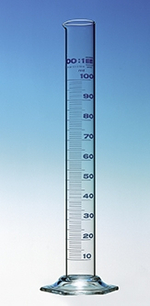 Class B Measuring Cylinders, Blue Stain Graduation