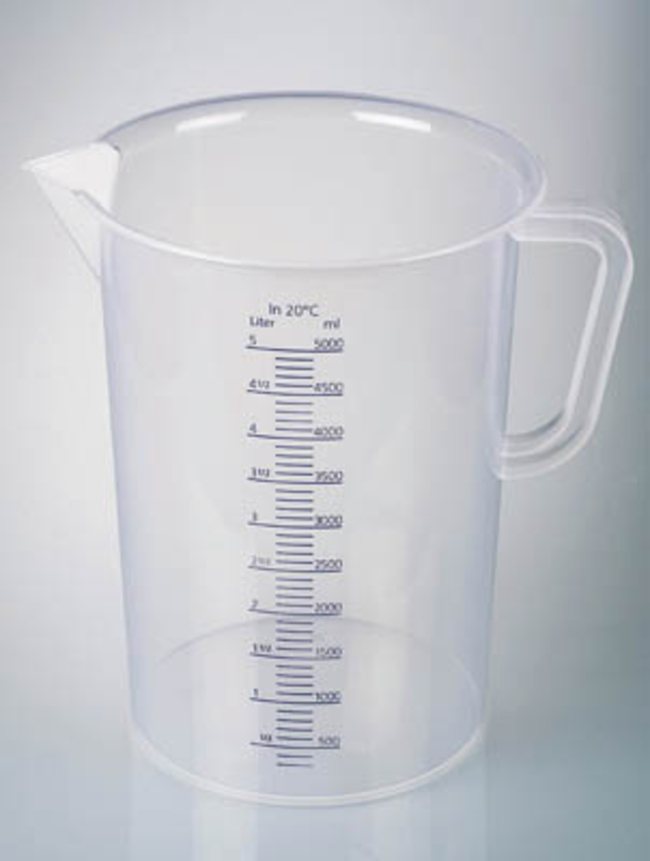 Graduated Plastic Beakers with Handle