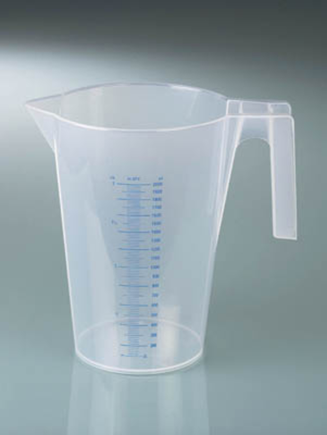 Stackable Graduated Beaker with Open Handle