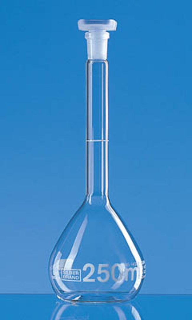 Silberbrand&trade; Borosilicate Glass Class B Volumetric Flask