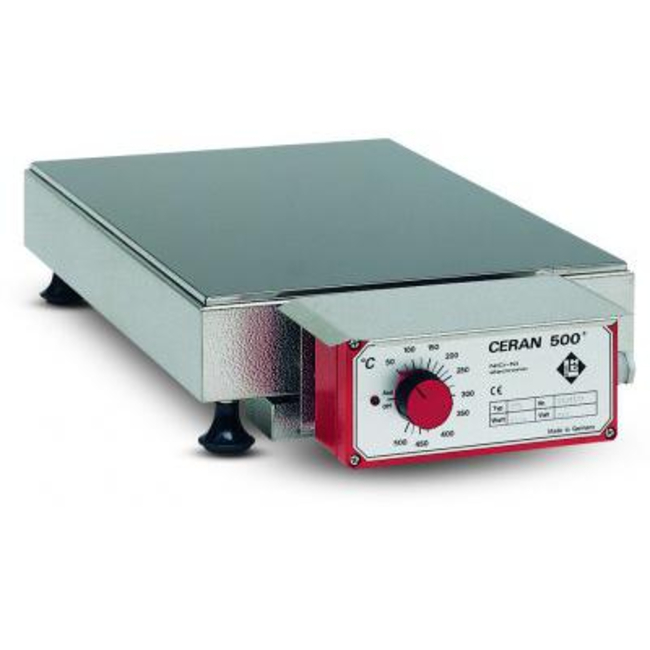 CERAN&trade; Hotplate, 50&deg;C to 500&deg;C, Stainless Steel