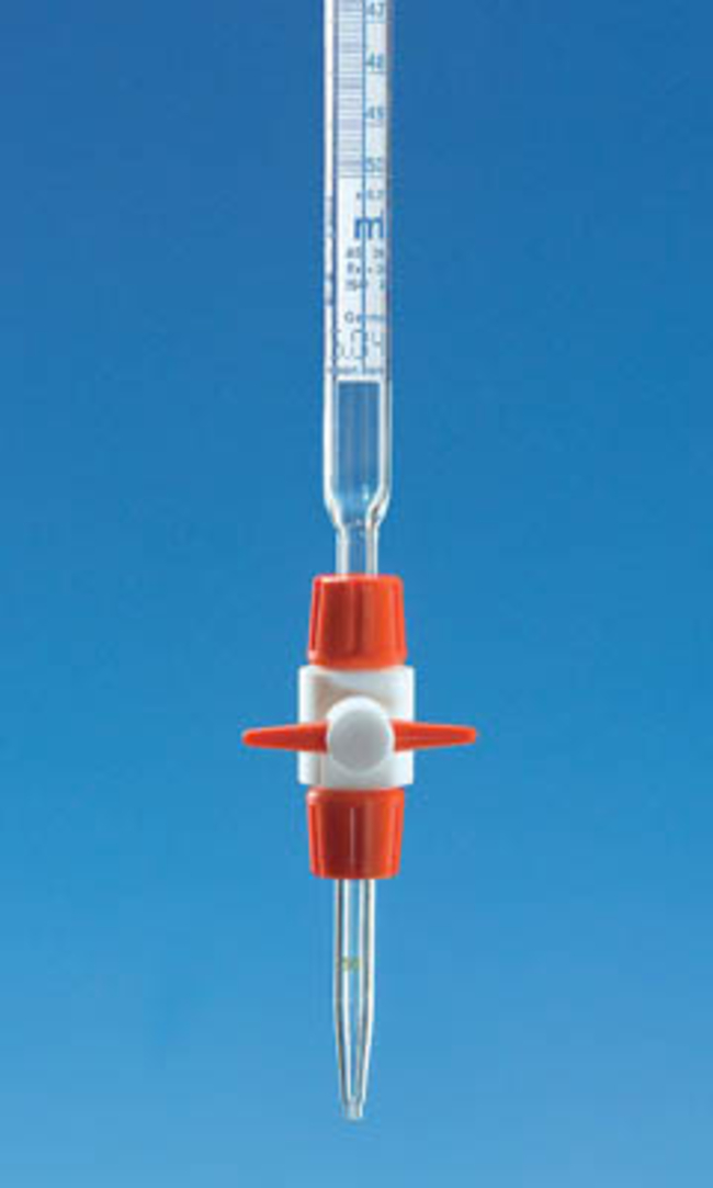 BLAUBRAND&trade; Borosilicate Glass Compact Burettes