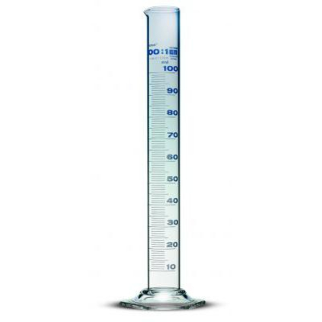Class B Measuring Cylinders, Blue Stain Graduation
