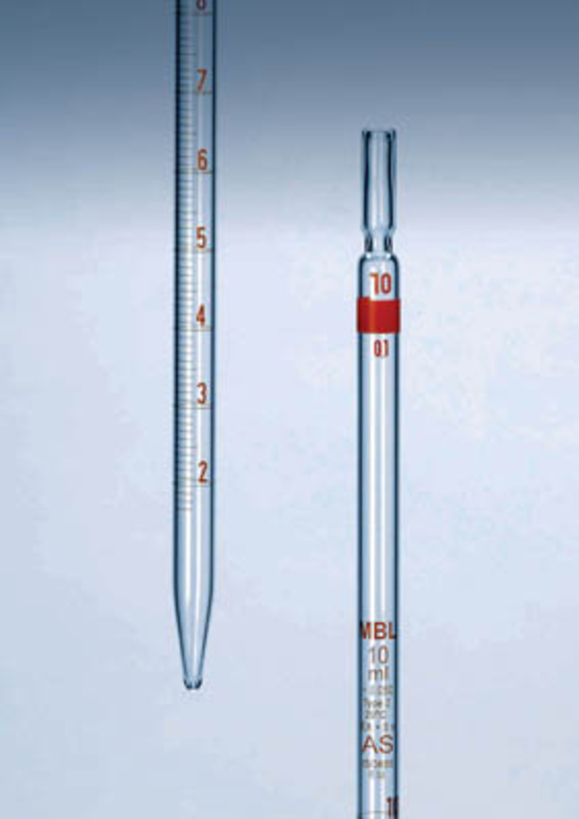 MBL&trade; Graduated Class AS Type 2 Glass Pipets