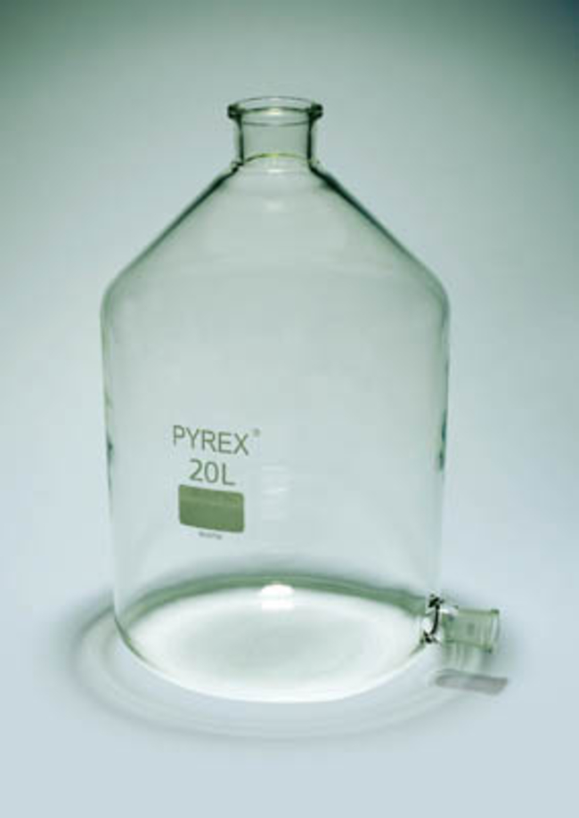 Pyrex&trade; Aspirator Bottle with Ground Glass Side Socket