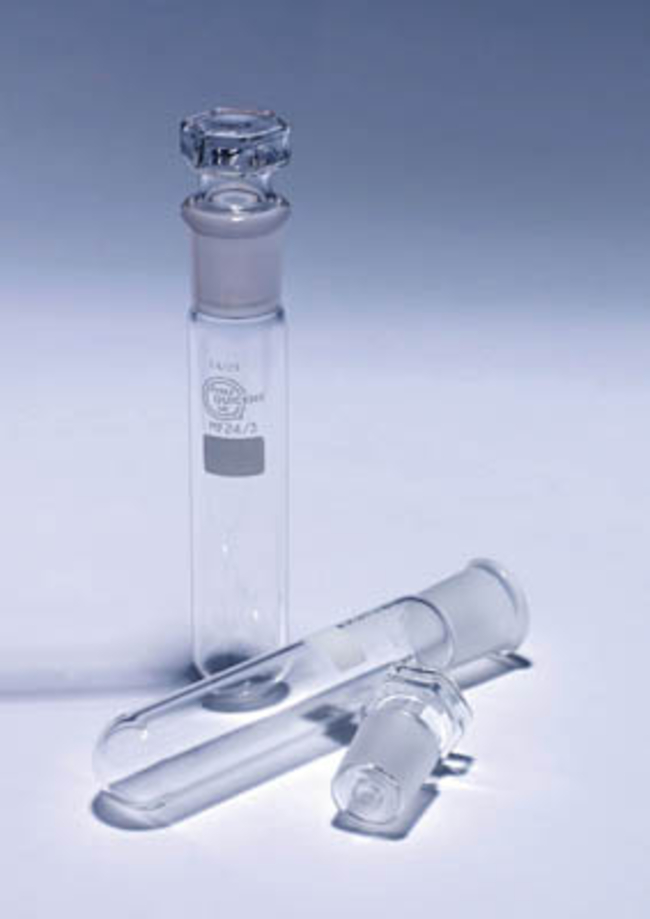 QuickFit&trade; Borosilicate Glass Test Tubes with Ground Socket