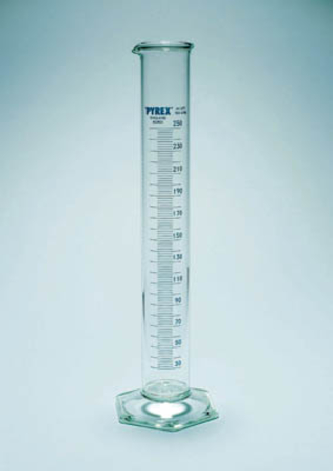PYREX&trade; Borosilicate Glass Graduated Cylinders