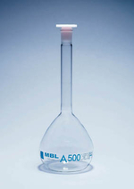 MBL&trade; Borosilicate Glass Class A Volumetric Flask with Stopper