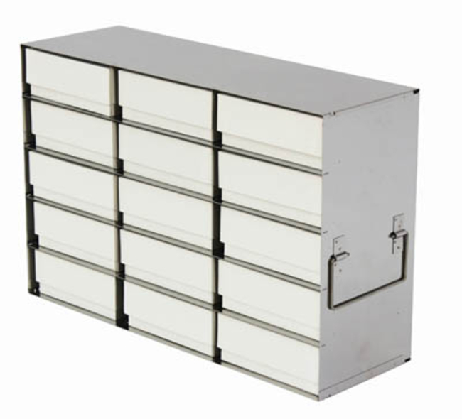 Stainless Steel Upright Freezer Rack for Cryogenic Boxes