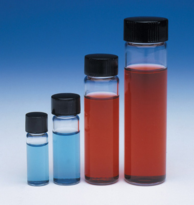 Type 1 Class A Borosilicate Glass Clear Sample Vial with Fitted Cap and Polycone Liner