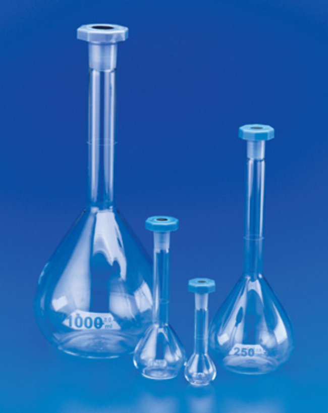 Clear Borosilicate Glass Class A Volumetric Flask with Stopper
