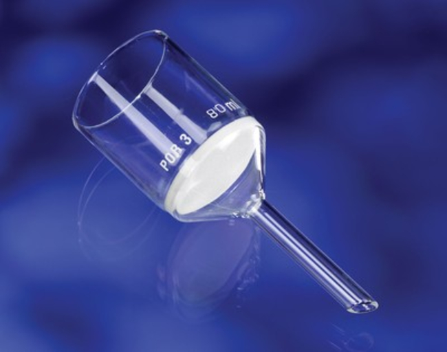 Glass Funnel Filter with Sintered Glass Disc
