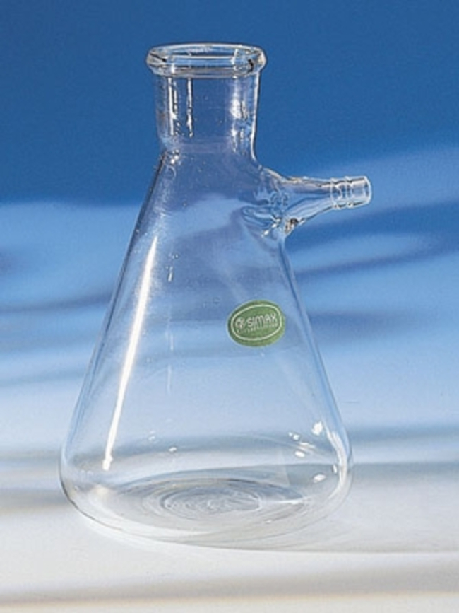 Conical Filter Vacuum Flask with Hose Tubulature