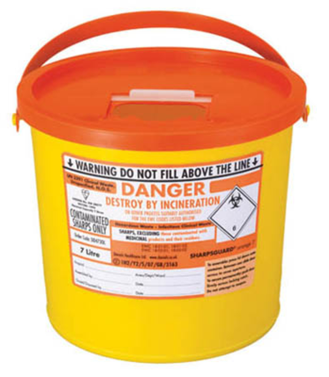 Sharpsguard&trade; Polypropylene General Purpose Sharps Container