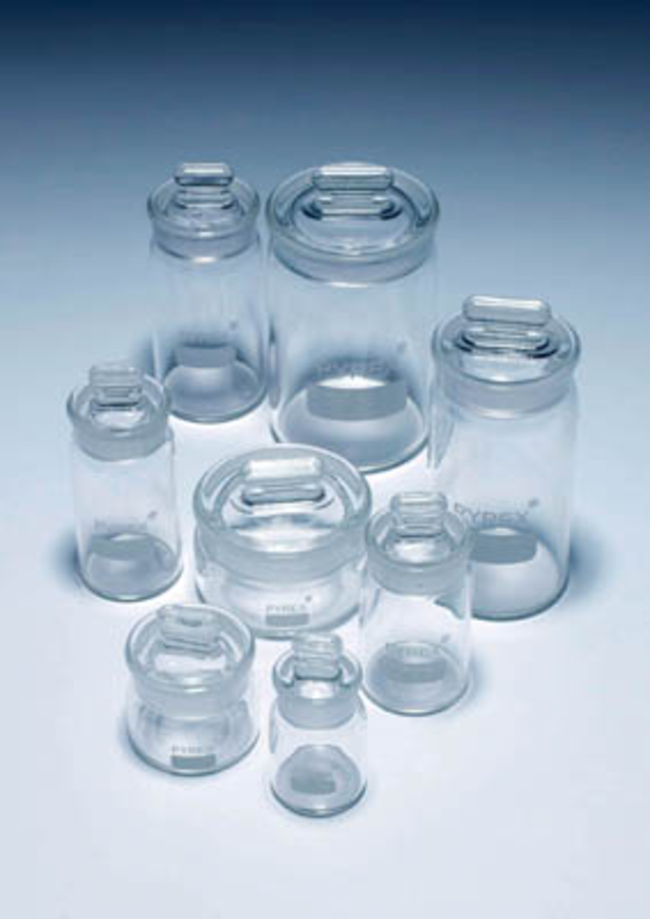 Quickfit&trade; Weighing Bottles with Ground Glass Stoppers