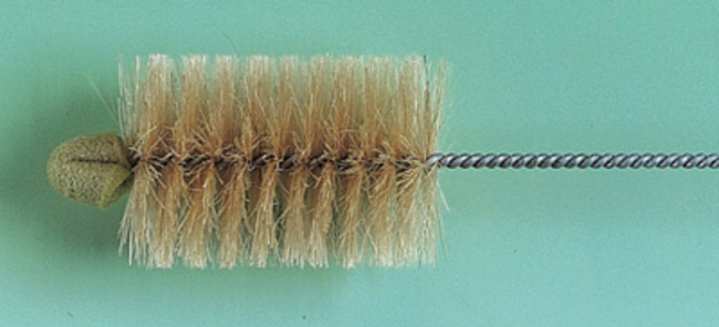 Test Tube Brushes with White Bristle Sponge End