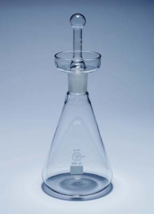 Quickfit&trade; Borosilicate Glass Iodine Flask
