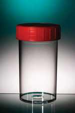 Straight Polypropylene Container with Screw Cap