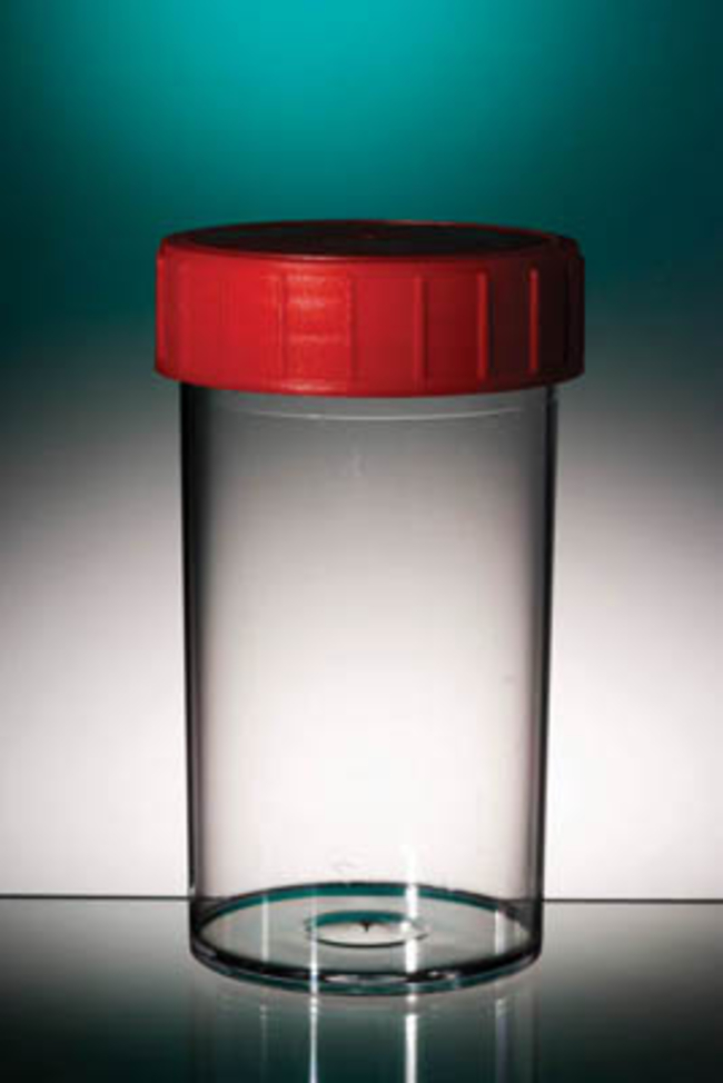 Straight Polypropylene Container with Screw Cap