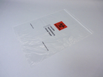 Zip Bag with Biohazard Symbol