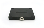 Premium Microscope Slide Box, 100-Place, Cork, Black