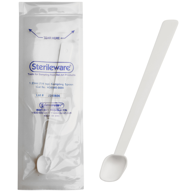 Sterileware&trade; Sterile Styrene Sampler Spoons