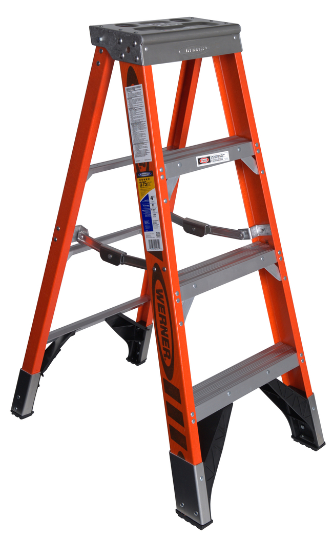 Type IAA Fiberglass Step Ladder with EDGE Bracing System