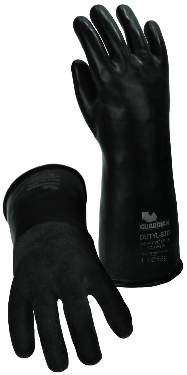 CP-7, Chemical Resistant Smooth Finish 7 mil Butyl Gloves