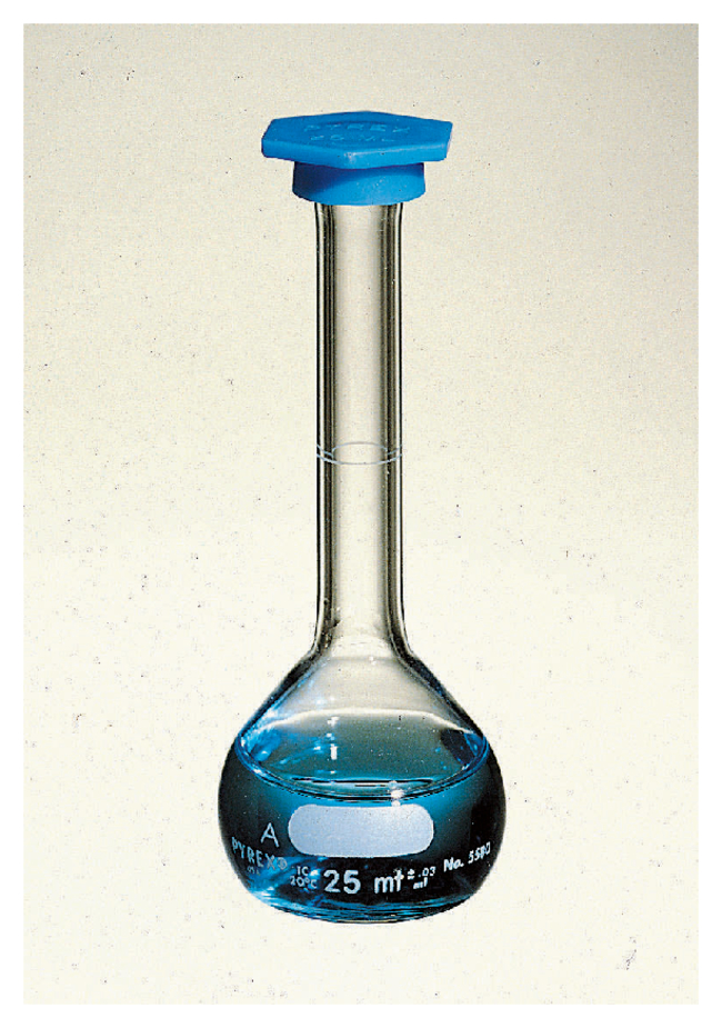 PYREX&trade; Class A Volumetric Flask with Polyethylene Snap-Cap