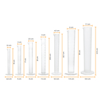Graduated Cylinder, Premium Polypropylene, Hexagonal Base - Class B