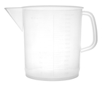 Polypropylene Measuring Jug, Short Form Euro Design