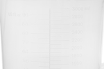 Polypropylene Measuring Jug, Short Form Euro Design