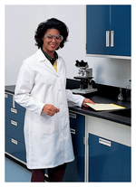 Cotton Twill Knee-Length Lab Coats