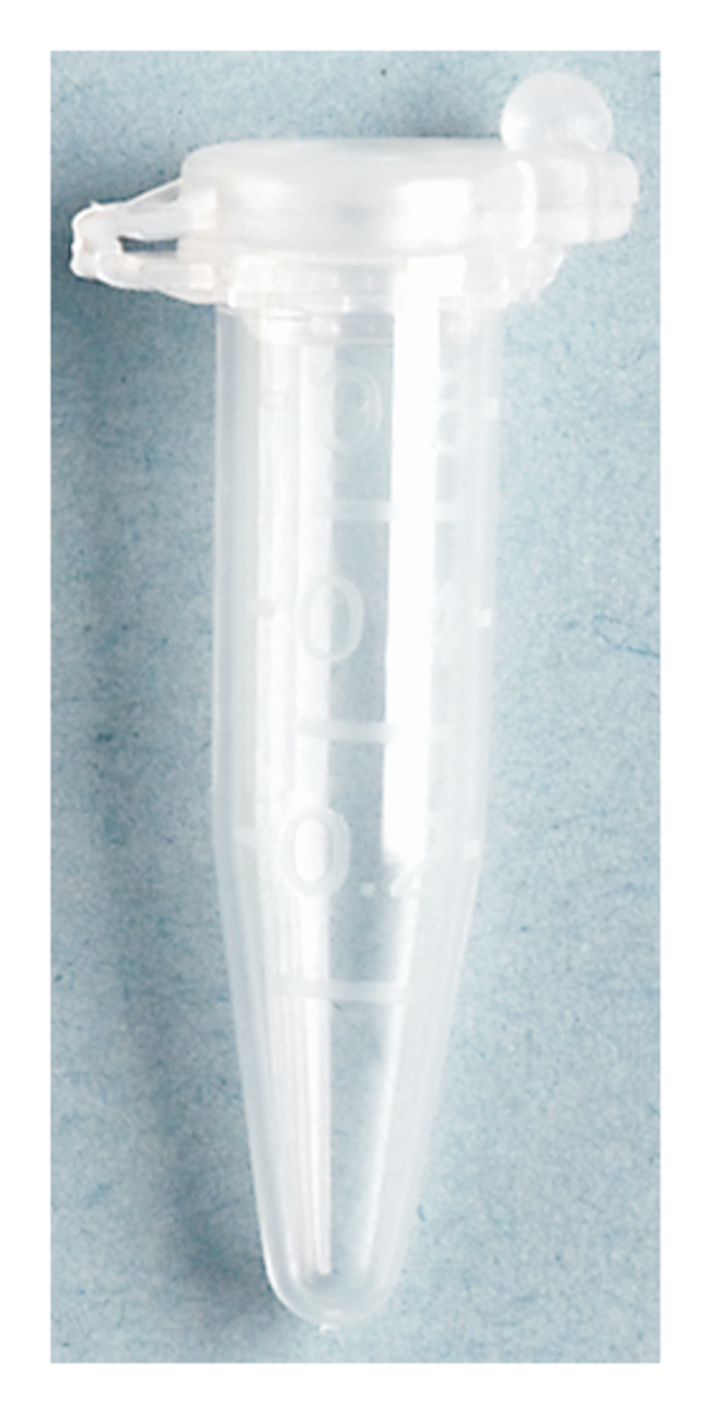 Locking-Lid Microcentrifuge Tubes with Polypropylene Snap-Cap&trade;