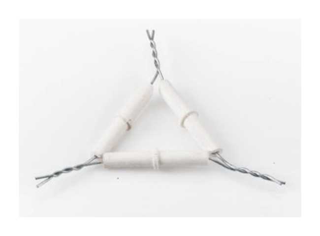Clay Pipe Iron-Wire Triangles