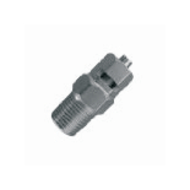 1/4 in. NPTM to M Luer locking nickel/chrome plated