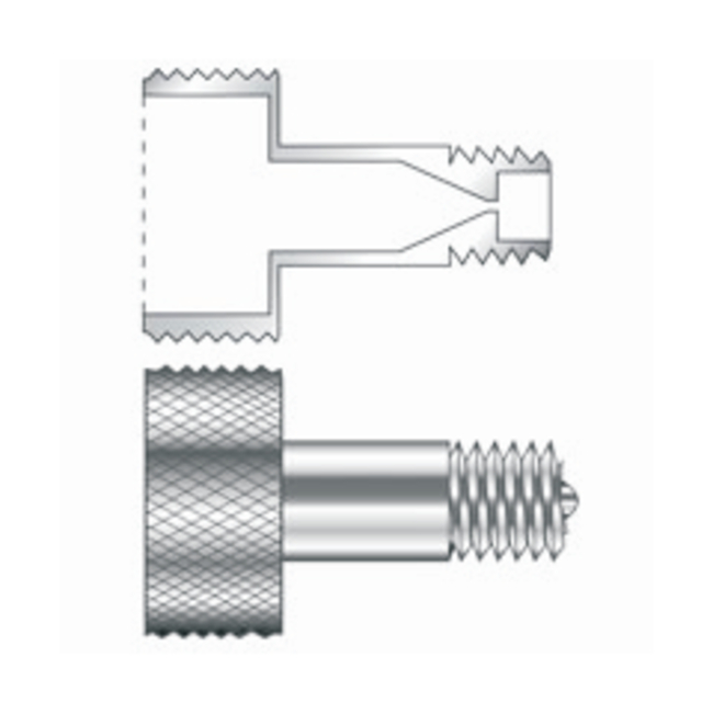 Fingertight Column Nuts Standard 1/16 in. Ferrules for HP GCs | Contact ...