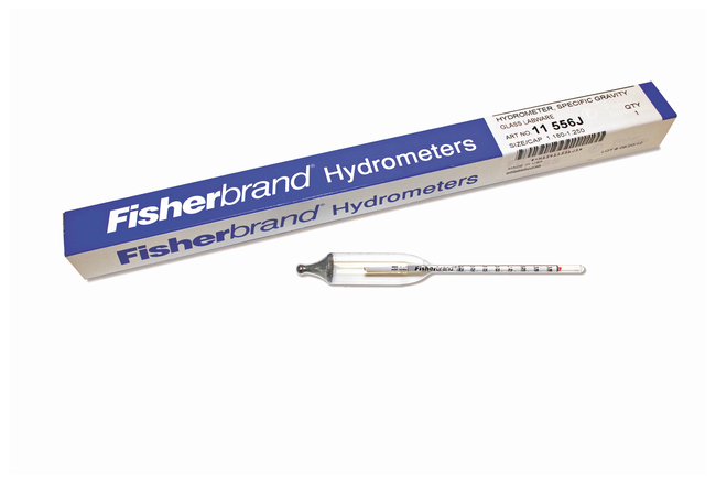 Precision Specific Gravity 150 - 185mm Long Hydrometers
