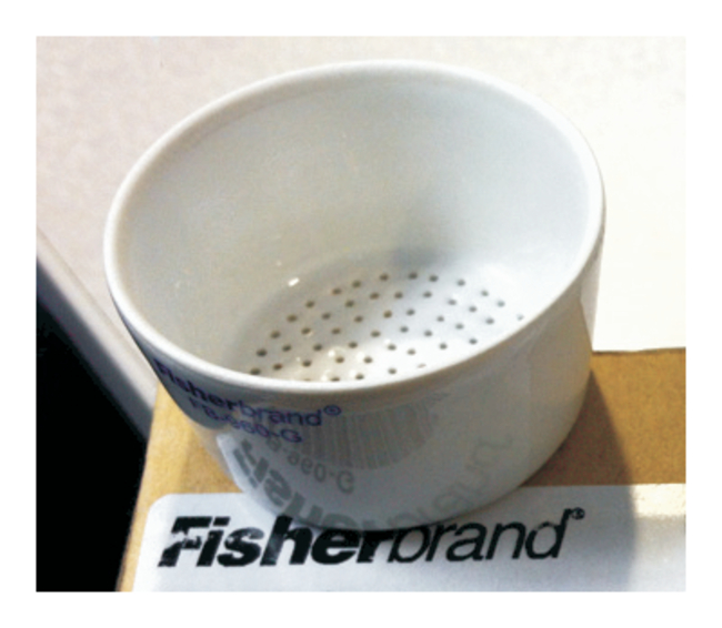 Porcelain Bitumen Filtering Crucible