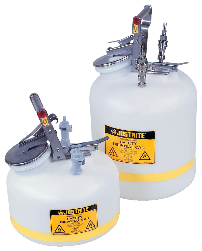 Prefabricated Quick-Disconnect Safety Disposal Cans
