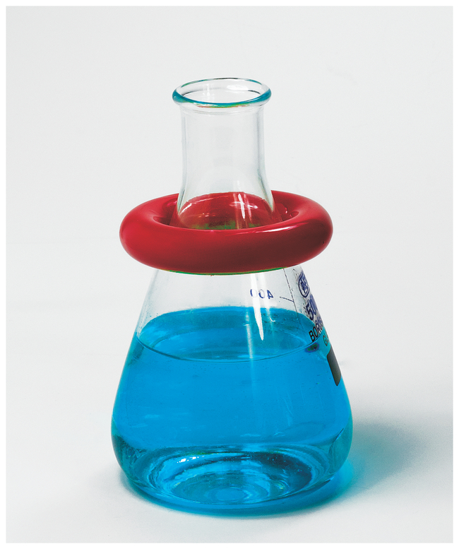 Round Lead Ring Flask Weights with Vikem&trade; Vinyl Coating