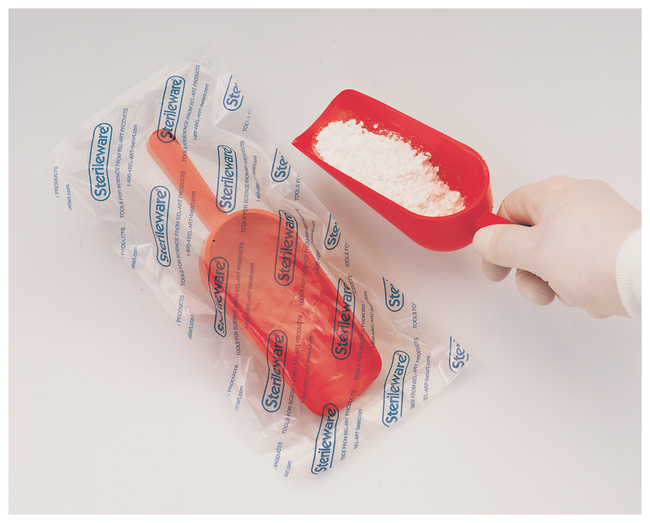 Sterileware&trade; Red Sterile Sampling Scoops