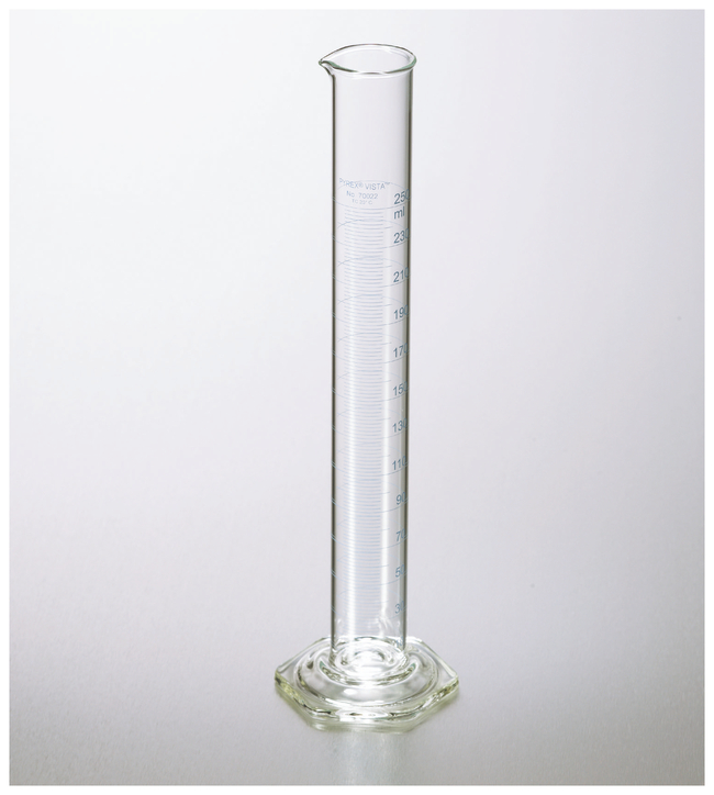 PYREX&trade; VISTA&trade; Class A Graduated Cylinder, Single Metric Scale, TC